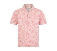 Tokyo Laundry Men's Cotton Floral Print Short Sleeve Open Cuban Collar Hawaiian Shirt