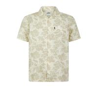 Tokyo Laundry Men's Cotton Floral Print Short Sleeve Open Cuban Collar Hawaiian Shirt