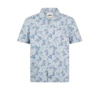 Tokyo Laundry Men's Cotton Floral Print Short Sleeve Open Cuban Collar Hawaiian Shirt