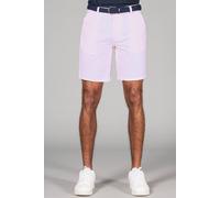 Tokyo Laundry Men's Cotton Oxford Shorts with Belt in Rose | Size: Medium Tokyo Laundry Rose M