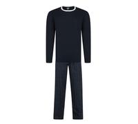 Tokyo Laundry Men's Cotton Pyjama Lounge Set with Bottoms & Long Sleeved Top