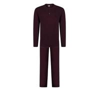 Tokyo Laundry Men's Cotton Pyjama Lounge Set with Bottoms & Long Sleeved Top