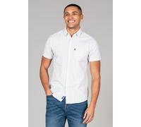 Tokyo Laundry Men's Cotton Short Sleeve Button-Up Shirt with Chest Pocket in Light Blue | Size: Large Tokyo Laundry Light Blue L