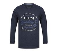 Tokyo Laundry Men's Default Vintage Retro Graphic Cotton Jersey Long Sleeve Top