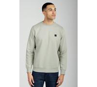 Tokyo Laundry Men's Essential Brushed Fleece Crew Sweatshirt in Light Green | Size: Large Tokyo Laundry Light Green L