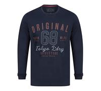 Tokyo Laundry Men's Hands Vintage Retro Graphic Cotton Jersey Long Sleeve Top