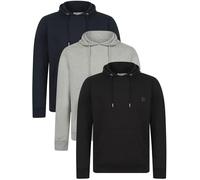 Tokyo Laundry Men's 'Hargrove' (3 Pack) Plain Brushback Fleece Pullover Hoodies Set