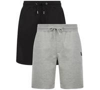 Tokyo Laundry Men's 'Helm' (2 Pack) Cotton Blend Brushback Fleece Jogger Shorts Set