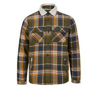 Tokyo Laundry Men's Hess Checked Sherpa Fleece Lined Overshirt Jacket
