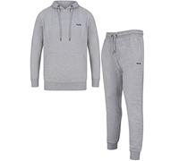 Tokyo Laundry Men's Hoody & Jogger Tracksuit Set - Light Grey Marl - S