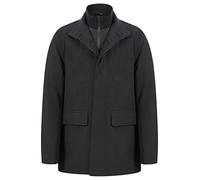 Tokyo Laundry Men's Indus Faux Wool Funnel Neck Collar Tailored Coat