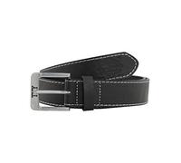 Tokyo Laundry Men's Jonason Faux Leather Chunky Buckle Belt - Black - L/XL
