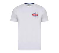 Tokyo Laundry Men's 'Midi' Retro Graphic Cotton Crew Neck T-Shirt Bright White