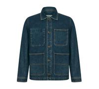 Tokyo Laundry Men's Multi-Pocket Button Fasten Vintage Workwear Style Denim Chore Jacket