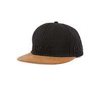 Tokyo Laundry Men's Myshkin Flat Peak Snapback Baseball Cap - Black - One Size