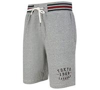 Tokyo Laundry Men's Prog Motif Grindle Jogger Shorts - Light Grey - L