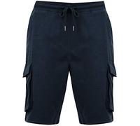 Tokyo Laundry Men's Ralph Cargo Multi-Pocket Sweat Shorts - Navy Blazer - S