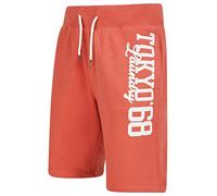 Tokyo Laundry Men's Script Motif Jogger Shorts - Faded Peach - S
