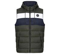 Tokyo Laundry Men's Therius Hooded Micro Fleece Lined Quilted Puffer Gilet