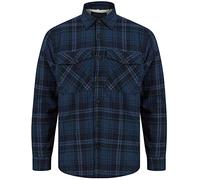 Tokyo Laundry Men's Thick Fleece Lined Checked Flannel Winter Work Shirt