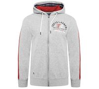 Tokyo Laundry Men's Timber Lakes Zip Through Hooded Top - Light Grey Marl - S