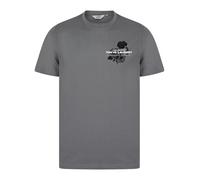 Tokyo Laundry Men's Vintage Retro Reverse Back Graphic Print Cotton Jersey Crew Neck T-Shirt