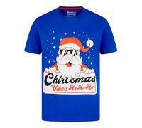 Tokyo Laundry Men's 'Xmas Vibes' Funny Novelty Printed Christmas T-Shirt
