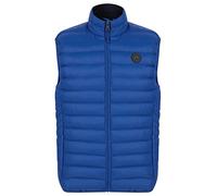 Tokyo Laundry Men's Yuley Colour Block Quilted Puffer Gilet with Fleece Lined Collar