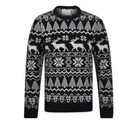Tokyo Laundry Merry Christmas Men's Nordic Fair Isle Style Knitted Xmas Jumper