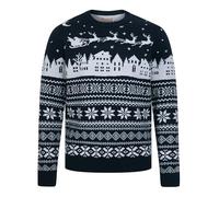 Tokyo Laundry Merry Christmas Men's Nordic Fair Isle Style Knitted Xmas Jumper