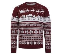 Tokyo Laundry Merry Christmas Men's Nordic Fair Isle Style Knitted Xmas Jumper