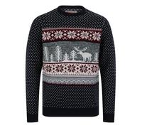 Tokyo Laundry Merry Christmas Men's Nordic Fair Isle Style Knitted Xmas Jumper