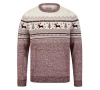 Tokyo Laundry Merry Christmas Men's Nordic Fair Isle Style Knitted Xmas Jumper