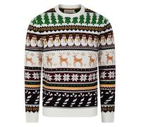 Tokyo Laundry Merry Christmas Men's Nordic Fair Isle Style Knitted Xmas Jumper