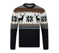 Tokyo Laundry Merry Christmas Men's Nordic Fair Isle Style Knitted Xmas Jumper