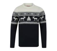 Tokyo Laundry Merry Christmas Men's Nordic Fair Isle Style Knitted Xmas Jumper