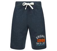 Tokyo Laundry OG Tokyo Motif Brushback Fleece Jogger Shorts in Sky Captain Navy Marl S