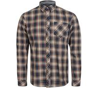 Tokyo Laundry Roma Checked Long Sleeve Shirt in Sepia Grey S