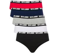 Tokyo Laundry Women's Assorted Stretch Cotton (5 Pack) Multi-Pack Underwear Briefs