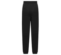 Tokyo Laundry Women's High Waisted Plain Brushback Fleece Cuffed Jogging Bottoms Jet Black