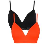 Tokyo Laundry Women's 'Misha' (2 Pack) Non-Wired Full Cup Soft Padded Cotton Sports Style Bra