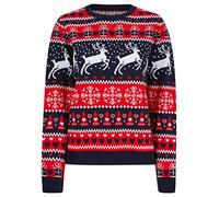 Tokyo Laundry Women's Reindeer Snow Novelty Christmas Jumper, 12