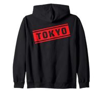 Tokyo Logo Tag #3 Kyoto Vacation Fuji Osaka Japan Souvenir Zip Hoodie