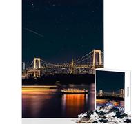 Tokyo Night Lights Jigsaw Puzzles for Adults 1000 Piece Funny Gifts Improve Memory Educational Toy Suitable for Ages 14 And Up (38x26cm)