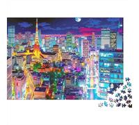 Tokyo Night View Jigsaw Puzzle for Adults 1000 Piece Jigsaw Puzzle Paper Relaxing 38x26cm/1000pcs