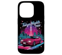 Tokyo Nights 1984 Retro Japanese City Car Case for iPhone 14 Pro
