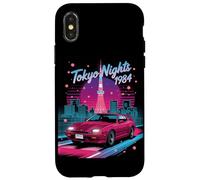 Tokyo Nights 1984 Retro Japanese City Car Case for iPhone X/XS