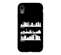 TOKYO OSAKA KYOTO, JAPAN CITIES SKYLINE Case for iPhone XR