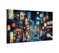 Tokyo Paint by Numbers for Adults Beginner, Adult Paint by Numbers Landscape, DIY Adult Crafts Canvas Oil Painting Kit, Painting by Number, Autumn Decor, Home Decor, Gifts for Women 110x50cm E-48