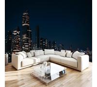 Tokyo Photo Wallpaper for Bedroom Night View City 3D Small Wall Mural, Removable Peel and Stick Self-Adhesive Wall Decal for Boys Girls Living Room Office Decor 99"x 69" W-6